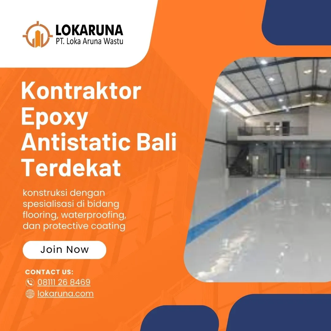 Kontraktor Epoxy Antistatic Bali Terdekat