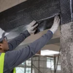Aplikasi carbon fiber laminate untuk perkuatan struktur di Tangerang