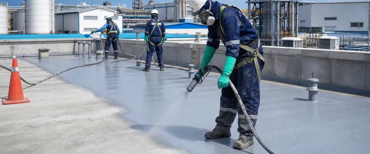 Jasa Polyurea Coating Karawang untuk Rooftop, Utility Area, dan Industri