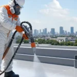 Aplikasi polyurea coating pada area rooftop dan lantai industri di Tangerang