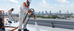Aplikasi polyurea coating pada area rooftop dan lantai industri di Tangerang
