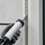 Aplikasi sealant SikaHyflex 250 Facade pada movement joint fasad bangunan