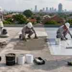 Estimasi biaya waterproofing dak beton dengan pembacaan kondisi existing dan scope kerja