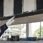 Kesalahan pemasangan carbon fiber laminate pada elemen beton existing